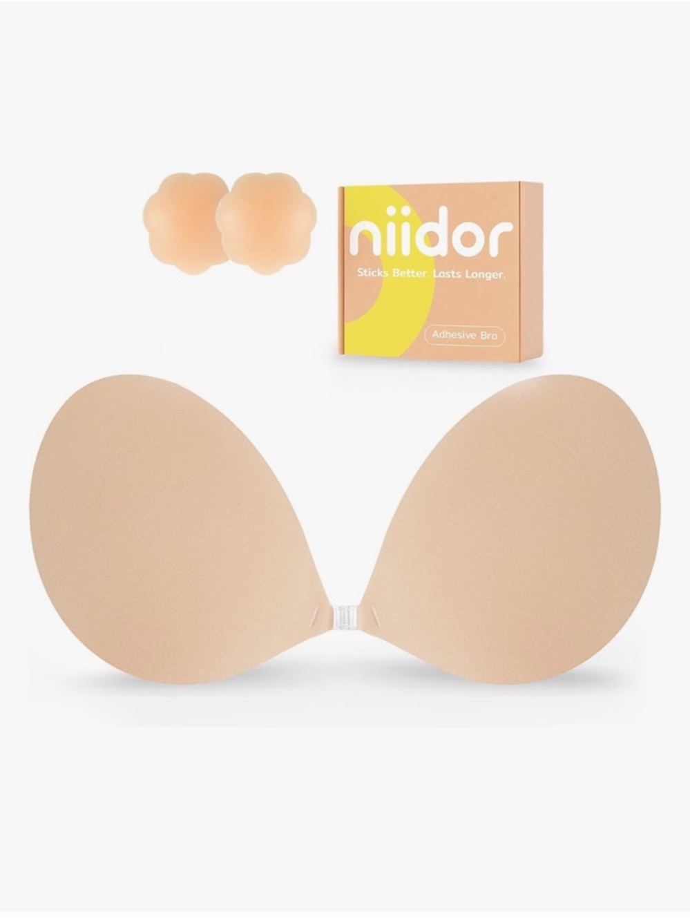 Niidor Adhesive Strapless Bra - Nude